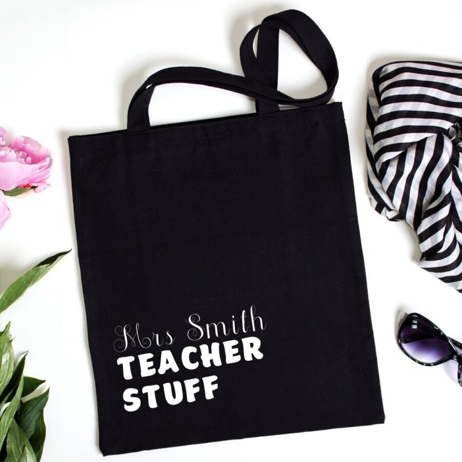 Personalised Teacher Tote Bag