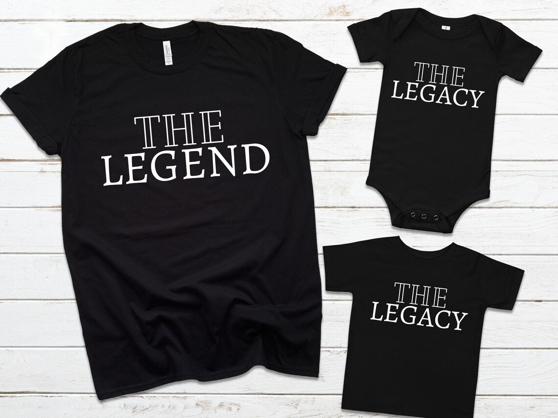 The legend and the legacy matching baby top The legend and the legacy matching baby top