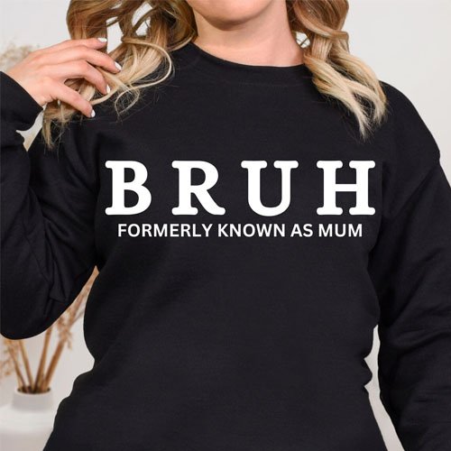 BRUH Sweatshirt Trendy Casual Pullover BRUH Sweatshirt Trendy Casual Pullover