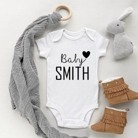 Personalised Baby Name Vest