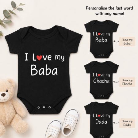 Punjabi personalised baby vest