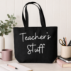 Teachers stuff tote bag