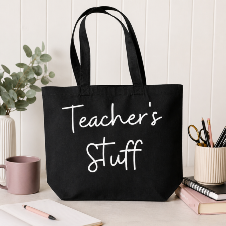 Teachers stuff tote bag