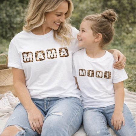 Mama and mini matching tops
