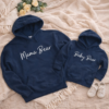 matching mum and child hoodies mama bear baby bear