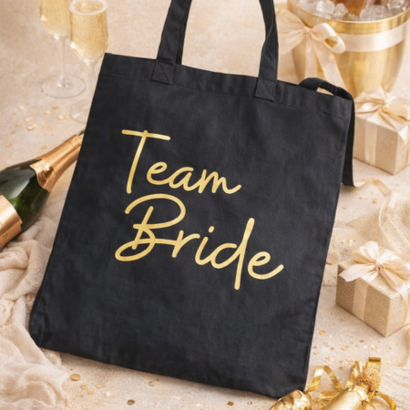 team bride cotton tote bag for hen party