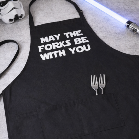may the forks be with you novelty apron