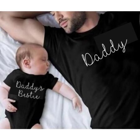 Daddy and Daddy's Bestie Baby Vest