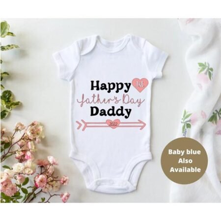 Happy Fathers Day Baby Vest