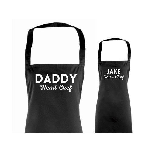 Head Chef & Sous Chef Aprons 1