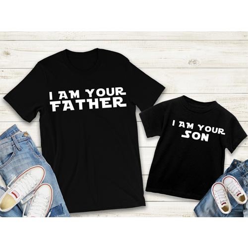 I am your father- I am your son matching Tops 1