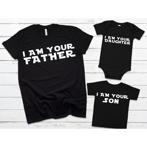 I am your father- I am your son matching Tops