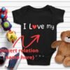 I Love My Custom Baby Vest - Personalised Baby Clothing