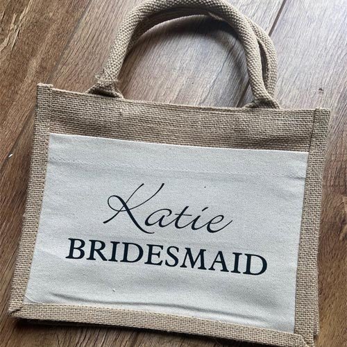 Jute Bags- Bridal party 6