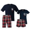 Initial Couples Pyjamas - Personalised Nightwear
