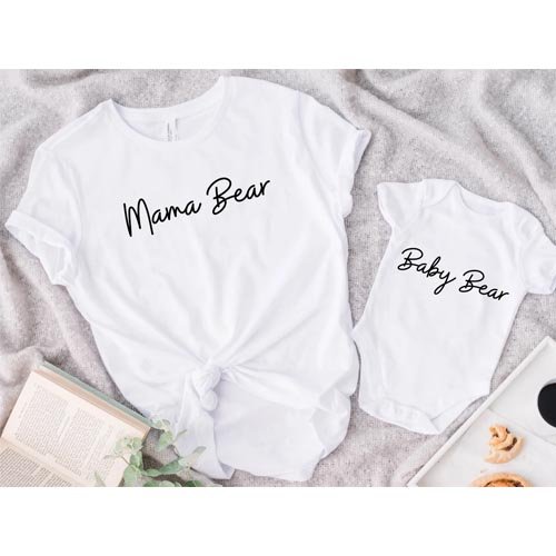 Mama Bear- Baby Bear T-shirt & Baby Vest Mama Bear- Baby Bear T-shirt & Baby Vest