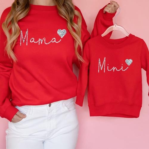 Mama and Mini Matching Sweatshirts Mama and Mini Matching Sweatshirts