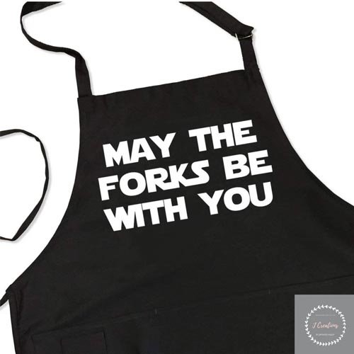 May the forks be with you Apron May the forks be with you Apron