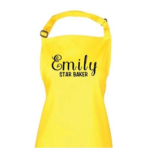 Personalised Star Baker Apron Personalised Star Baker Apron