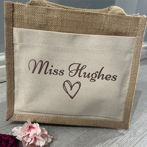 Teachers Personalised Jute bag