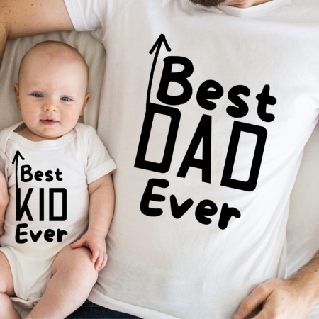 Best Dad and Best Kid Tops