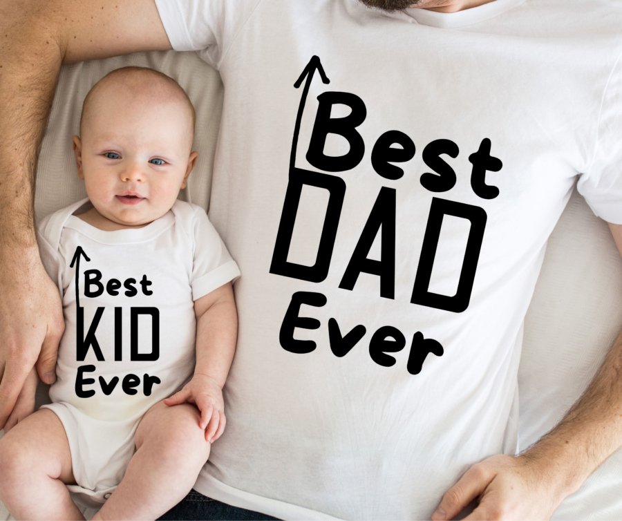 Best Dad and Best Kid Tops
