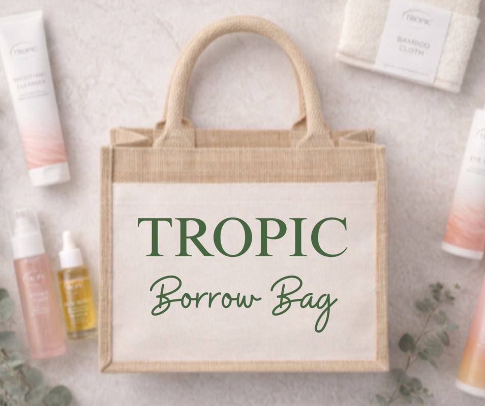 Tropic Skincare Jute bag with handles