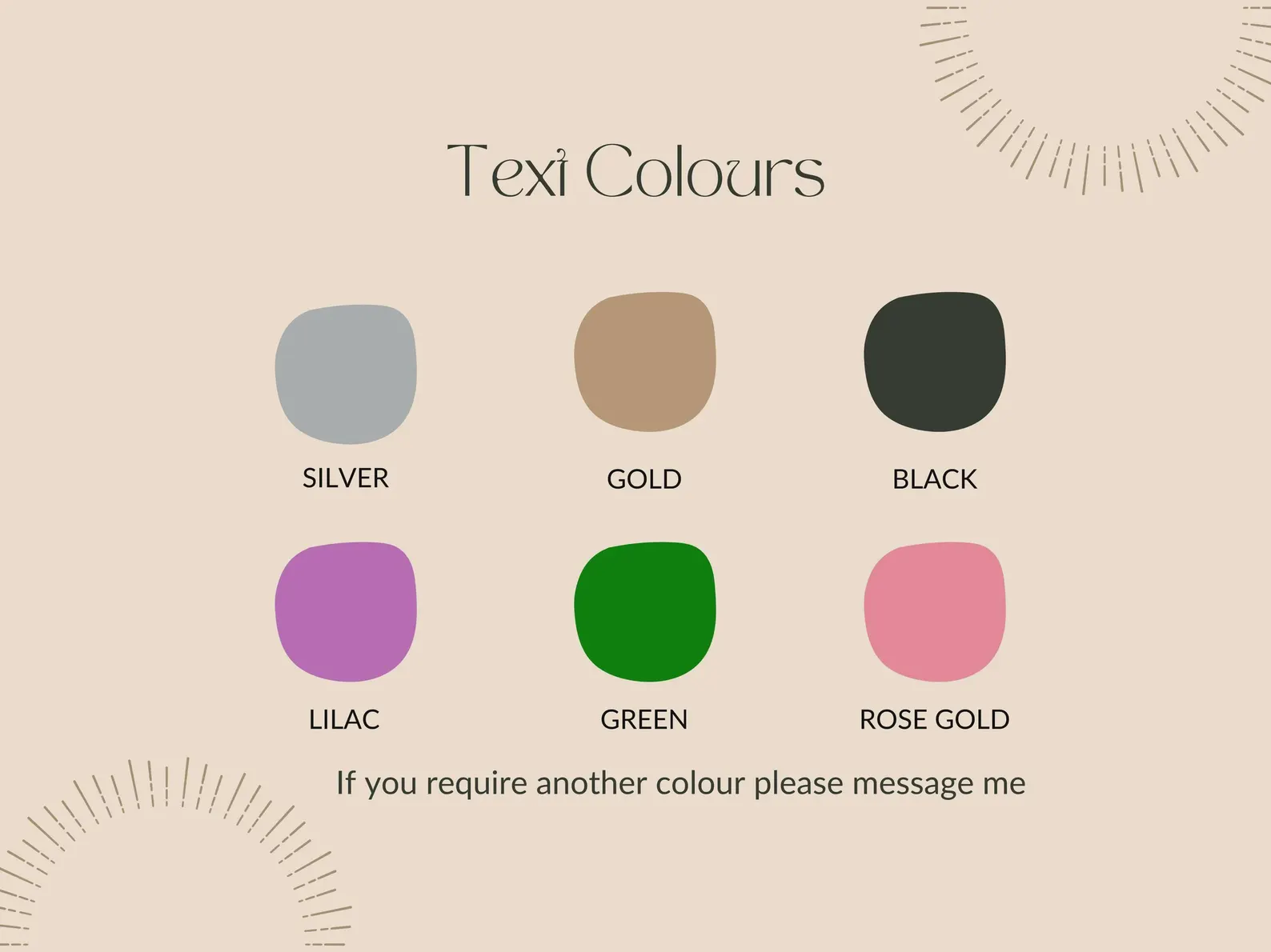 text colour